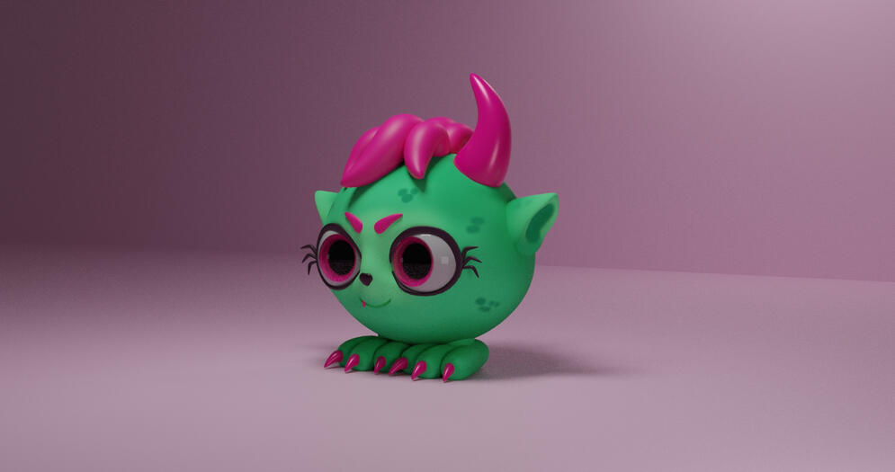 3D Modelling of a character named Zai